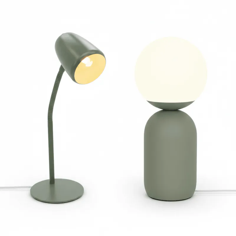 Lamparas de mesa | Verde