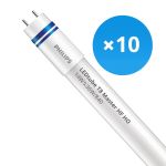 Multipack 10x Philips Tubo LED T8 MASTER (HF) High Output 14W 2100lm - 840 Blanco Frio | 120cm - Reemplazo 36W