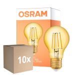 Multipack 10x Osram Vintage 1906 LED E27 Pera Con Filamento Oro 7.5W 865lm - 825 Luz Muy Cálida | Reemplazo 60W