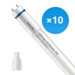 Multipack 10x Philips Tubo LED T8 MASTER (EM/Mains) High Output 8W 1050lm - 865 Luz de Día | 60cm - Reemplazo 18W