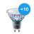 Multipack 10x Philips MASTER LED Spot ExpertColor GU10 PAR16 5.5W 400lm 36D - 940 Blanco Frio | Mejor reproducción de color - Regulable - Reemplazo 50W