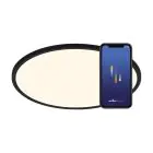 Nordlux Oja Smart 60 Luz de techo Metal Negro 30W 3500lm - 827-865 Ajustable Blanco | 600mm - Wifi y Azultooth Regulable