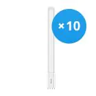 Multipack 10x Philips Corepro PL-L LED 16.5W 2100lm - 865 Luz De Día | 4-Pines - Reemplazo 36W