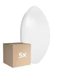 Multipack 5x Ledvance Surface Circular 350 18W 830 1440lm Blanco IP44 | con Sensor - Luz Cálida - Reemplazo 2x18W